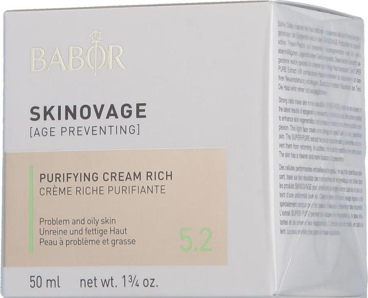 Actual product image Babor SKINOVAGE Purifying Cream Rich (50 ml, 24h cream)