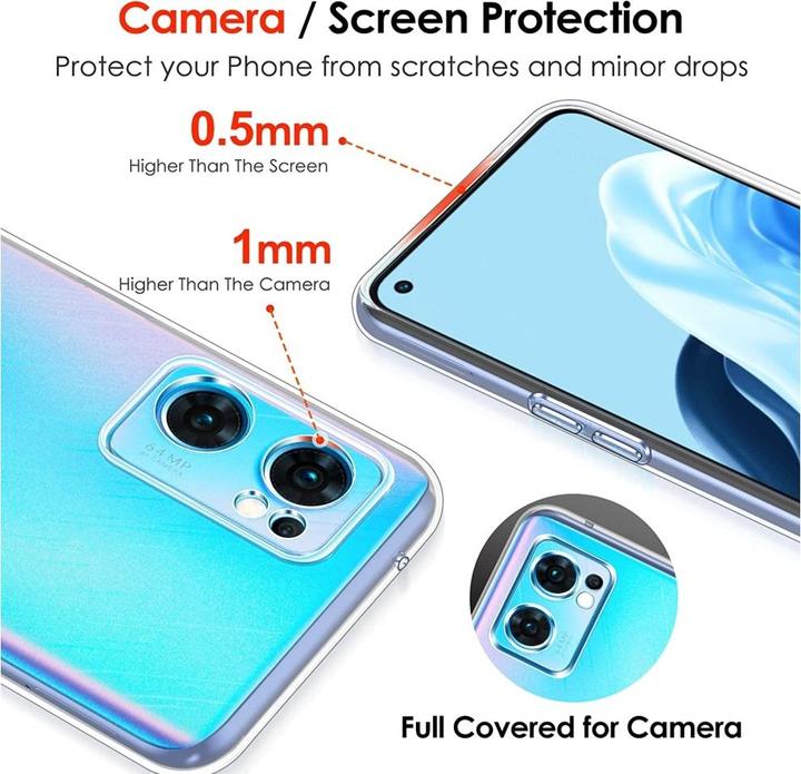 Produktbild Screenguard Oppo Find X5 Lite Flexible TPU Clear Case (Oppo Find X5 Lite)