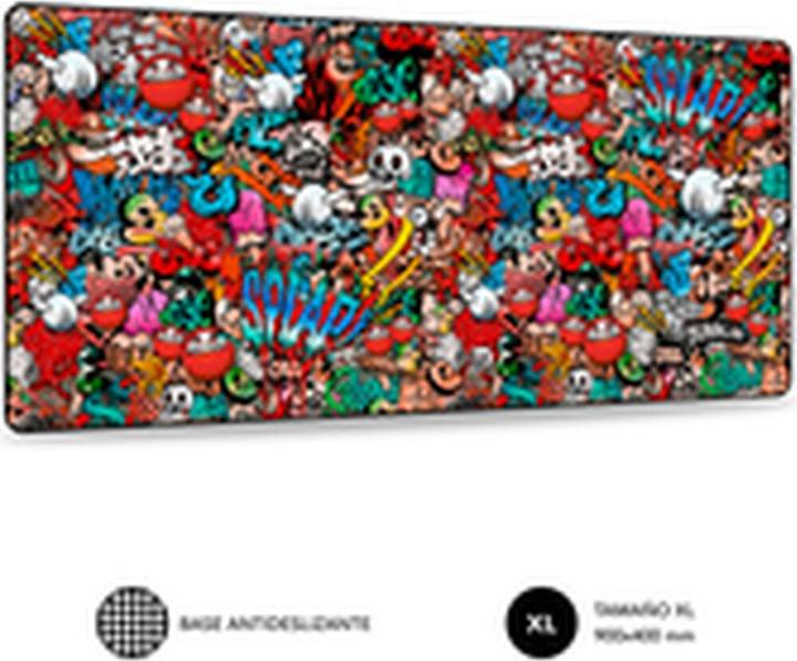 Actual product image Subblim Alfombrilla Graffiti XL Mouse Pad (XL)