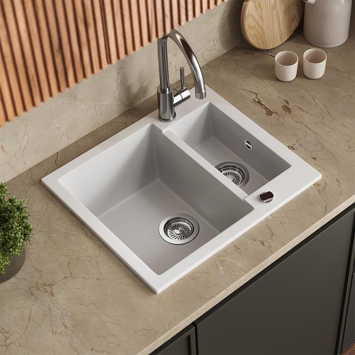 Produktbild Bergström Prag mit 2 Spülen (Einbauspüle, 50 cm, 58 cm)