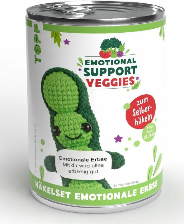 Actual product image Emotional Support Veggies Häkelset