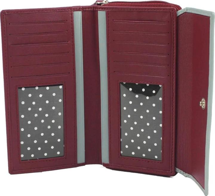 Actual product image Eastern Counties Leather Far leather wallet block colours