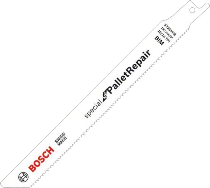 Produktbild Bosch Professional Zubehör PRO Pallet Repair S725VFR Blatt, 1,25 x 19 x 190 mm, 100-tlg.