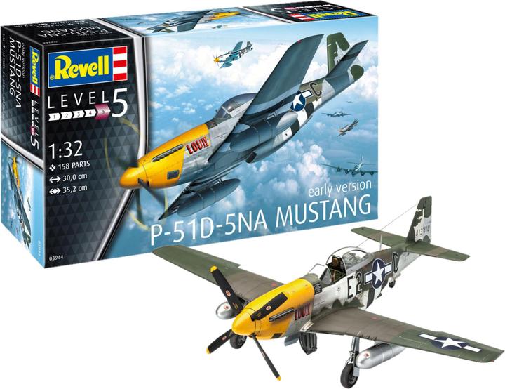 Actual product image Revell P-51D-5NA Mustang (early version)