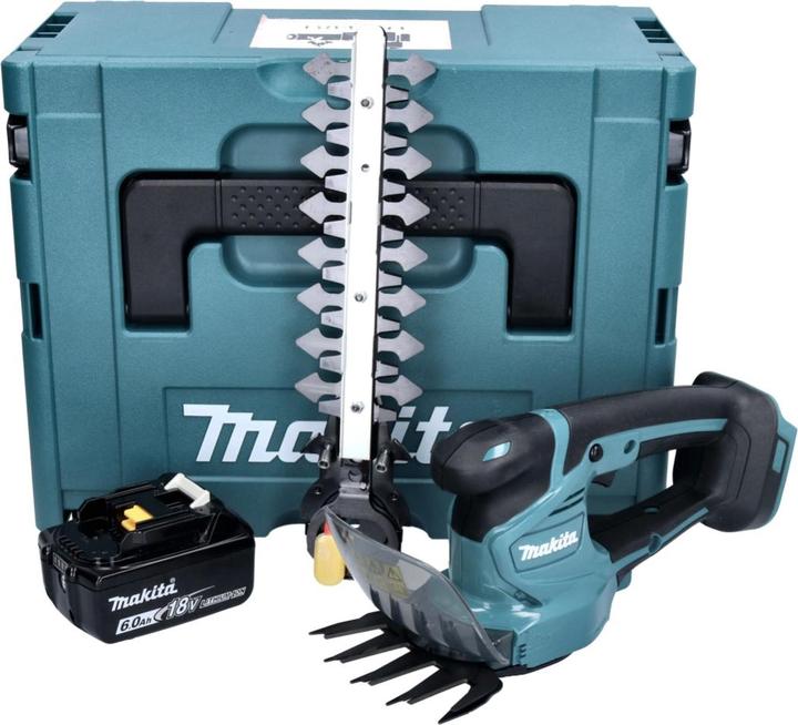Produktbild Makita DUM 111 G1XJ Akku Grasschere Strauchschere 18 V + 1x Akku 6,0 Ah + Makpac - ohne Ladegerät (Akkubetrieb)