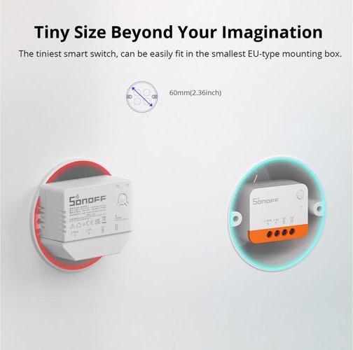 Actual product image Sonoff Smart ZigBee Switch (Switch actuator)