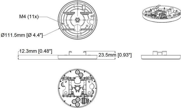 Productafbeelding Axis Plafondbeugel T91A23 (Montageset)