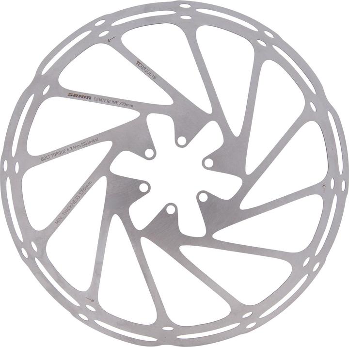 Produktbild Sram Rotor Centerline Rounded 6-Bolt 220mm (220 mm)