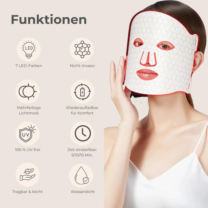 Produktbild Beldura LED Lichttheraphie Gesichtsmaske
