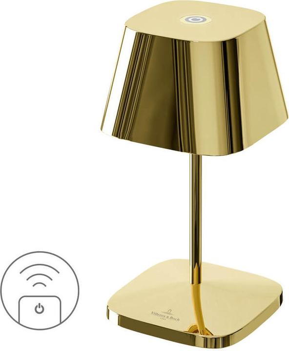 Villeroy & Boch NEAPEL RC Akku-Tischlampe Gold 2,2W steuerbare Lichtfarbe IP65 97226