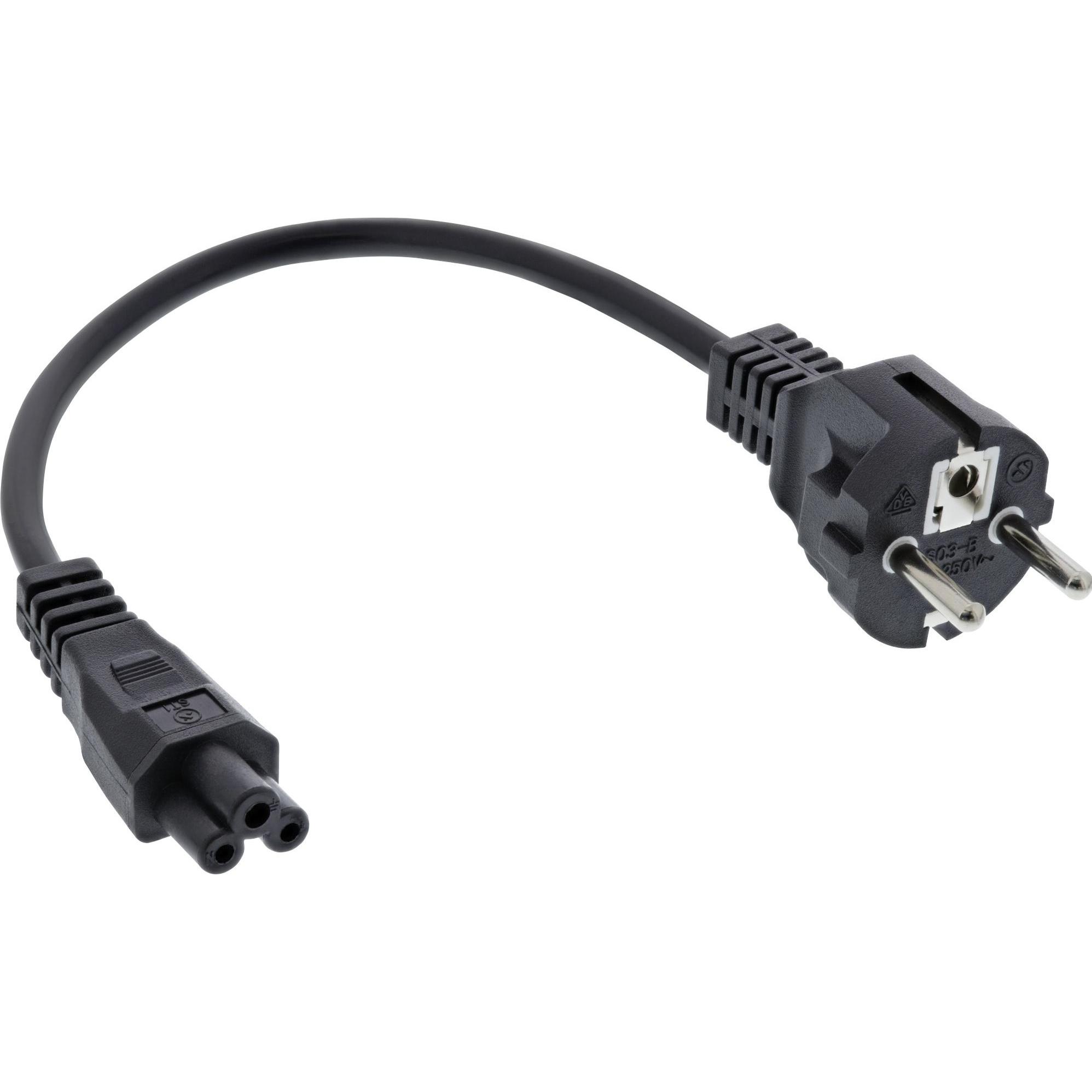 Thumbnail - InLine Notebook Netzkabel (1.80 m), Stromkabel