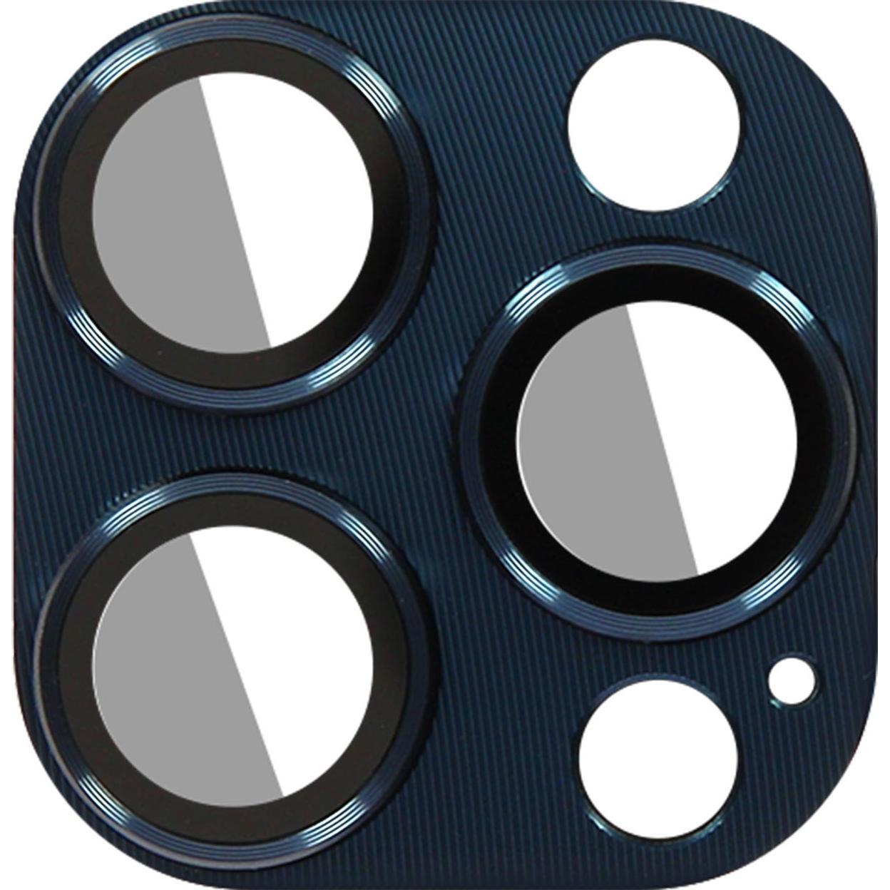 Enkay Aluminiumlegierung (1 Stück, Apple iPhone 15 Pro Max), Smartphone Schutzfolie, Blau
