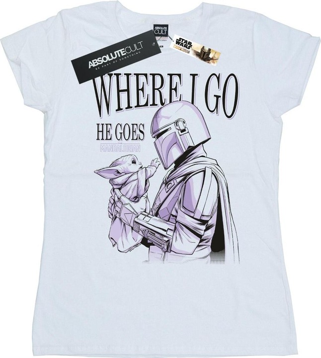 Produktbild Star Wars The Mandalorian Where I Go TShirt (S)