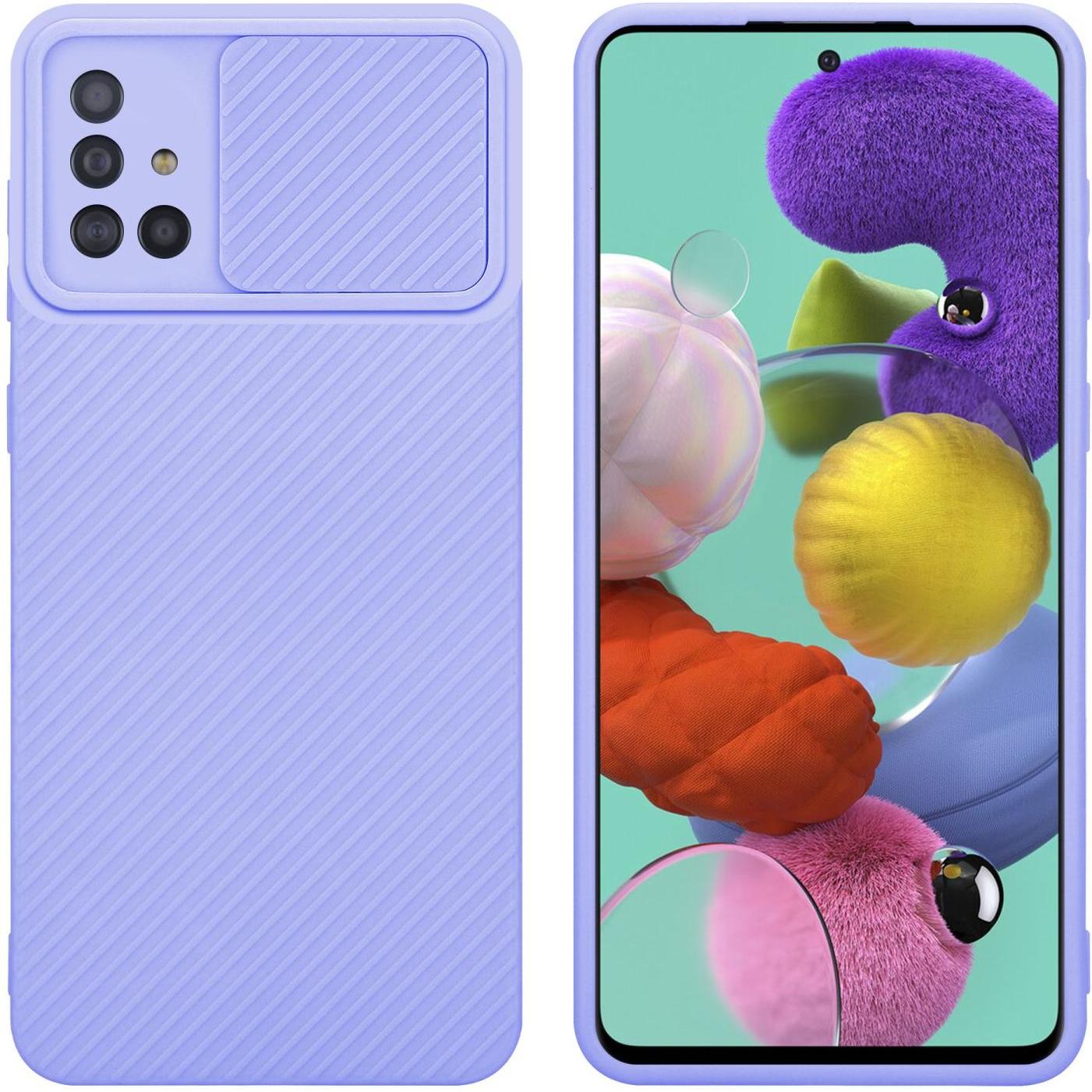 Cadorabo Hülle für Samsung Galaxy A51 4G / M40s im TPU mit Kameraschutz LM009 Style (Samsung Galaxy M40s), Smartphone Hü...