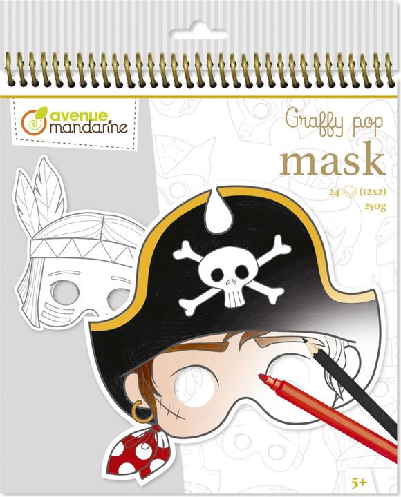 Avenue Mandarine Maskenmalbuch Graffy Pop