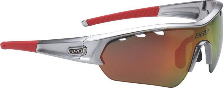Blue, Matt chrome/red