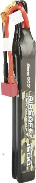 Produktbild Gens Ace 25C 1500mAh 2S1P 7.4V Nunchuck 2X Airsoft Gun Lipo Battery with T Plug (7.40 V, 1500 mAh)