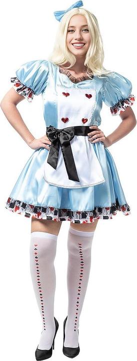 Actual product image Metamorph Alice im Wunderland Satinkleid (XXL)