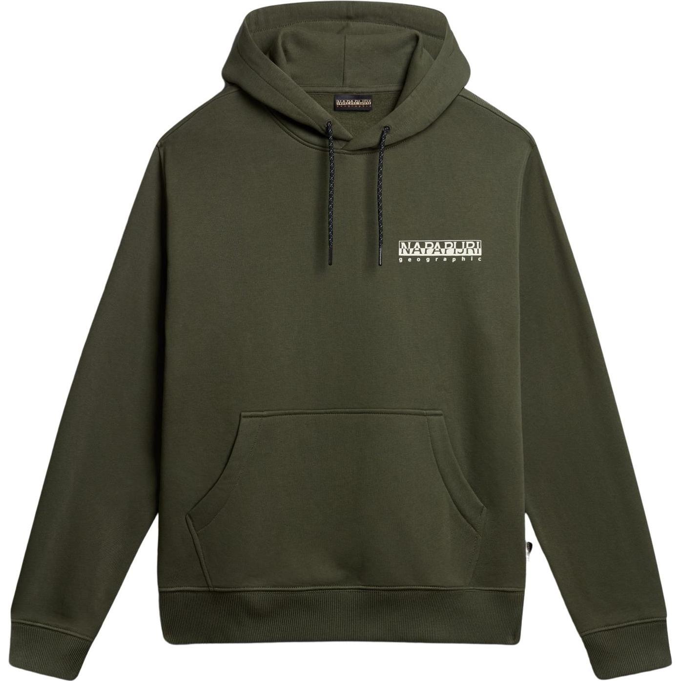 Napapijri, Herren, Pullover, hoodie neny, Grün, (M)
