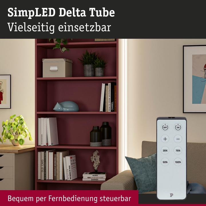 Actual product image Paulmann SimpLED Stripe Set Delta Tube (Warm white, 100 cm, Indoor)