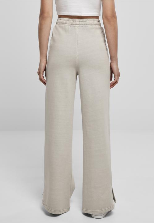 Actual product image Urban Classics Ladies Heavy Terry Garment Dye Slit Pants - 19389 (5XL)