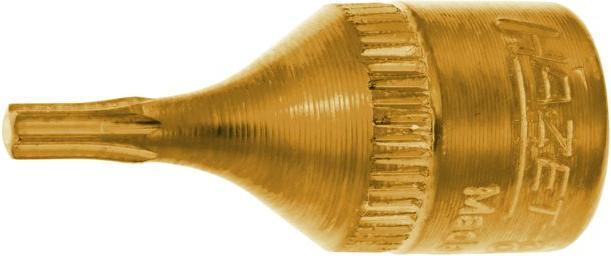 Produktbild HAZET Schraubendreher-Steckschlüsseleinsatz ∙ TORX 8502-T10 ∙ Vierkant6,3 mm (1/4 Zoll) ∙ Innen TO…