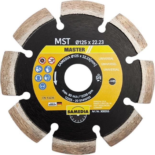Actual product image Samedia MASTER MST 125x22,23 Diamond cutting disc KS-soft/concrete 300055