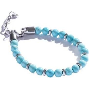 Marc, Bracciale, Malone - Men's beaded bracelet with turquoise MCGB5008