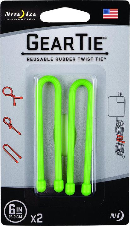 Actual product image Nite Ize GearTie 6"