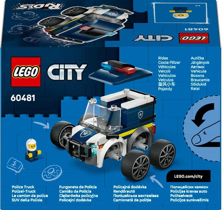 Image du produit LEGO Coole Flitzer – Polizei-Truck (60481, LEGO City)
