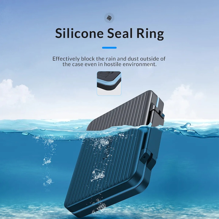 Produktbild Only-Bags.Store Speicherkartenhülle Micro SD Card Storage Holder Case Waterproof Soft Lining for HDD/CF/SD Card