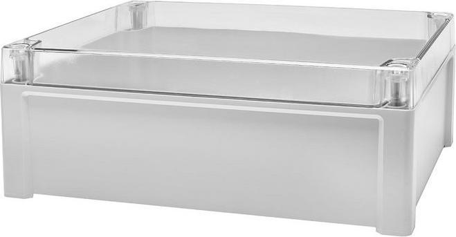 RS PRO Polycarbonat Universal-Gehäuse, Grau, Aussenmass 289 x 239 x 107mm, IP65 (Gehäuse)
