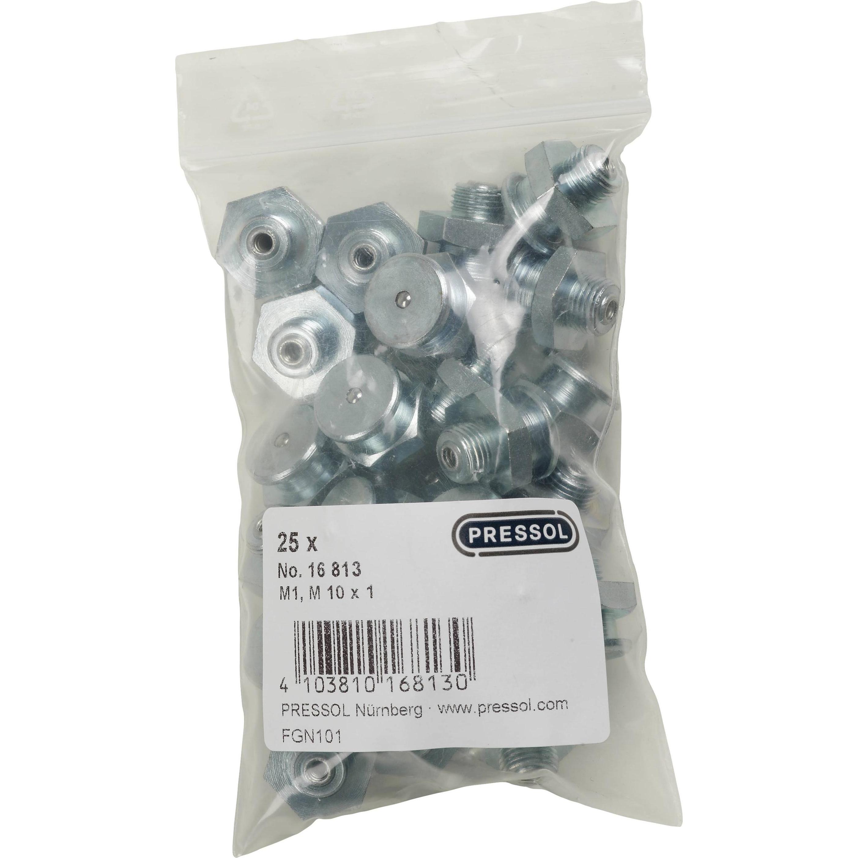 Pressol, Scalpello, Graisseur plat M1-KØ 16, M 10 x 1-VZ (16 mm)