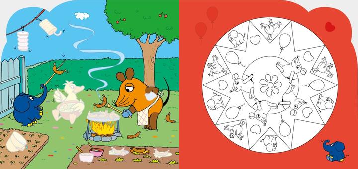 Produktbild Die Maus - Stickern Malen Gestalten