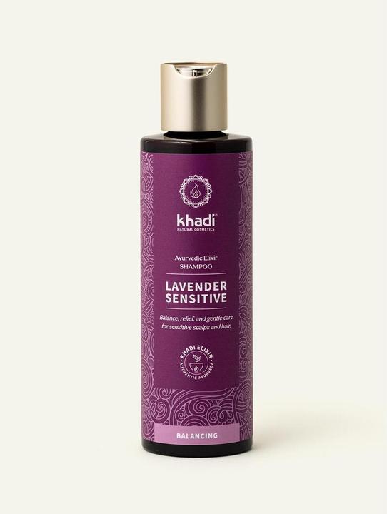 Produktbild Khadi Elixir Shampoo Lavender Sensitiv 200 ml (Flüssiges Shampoo, 200 ml)