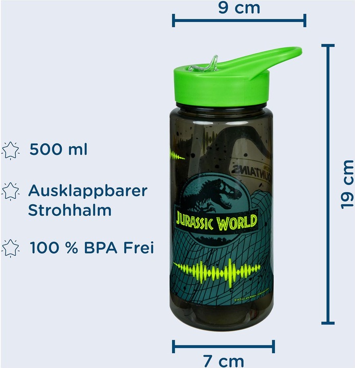 Actual product image Scooli Jurassic World Drinking Bottle 500ml (0.50 l)