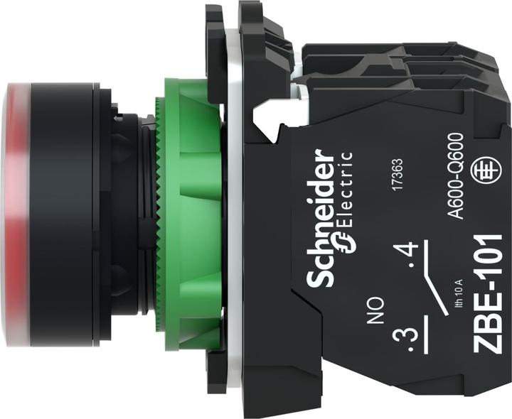Actual product image Schneider Electric PUSHBUTTON LED 120VAC 22MM XB5B +OPTIONS
