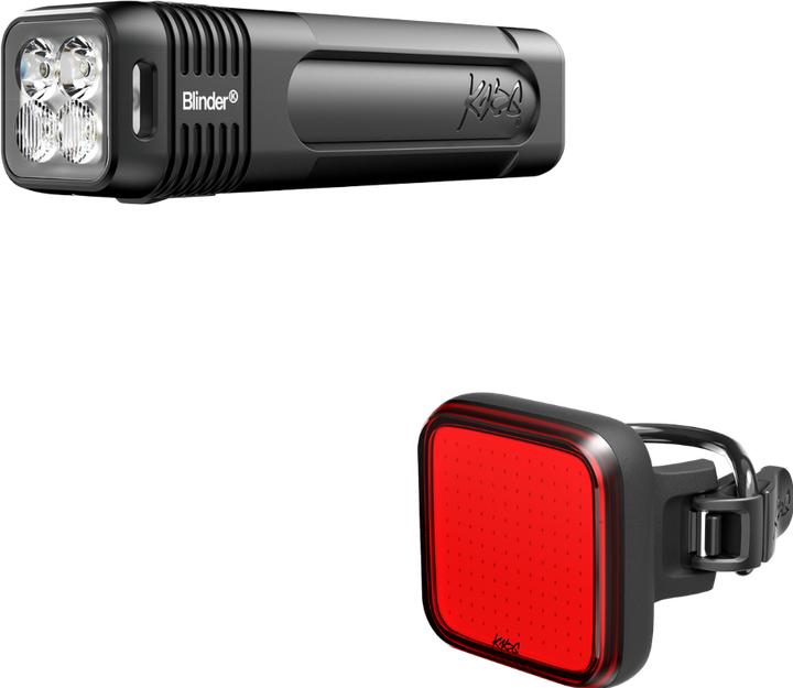 Actual product image knog. Blinder 1000 + Blinder Square (1000 lm)