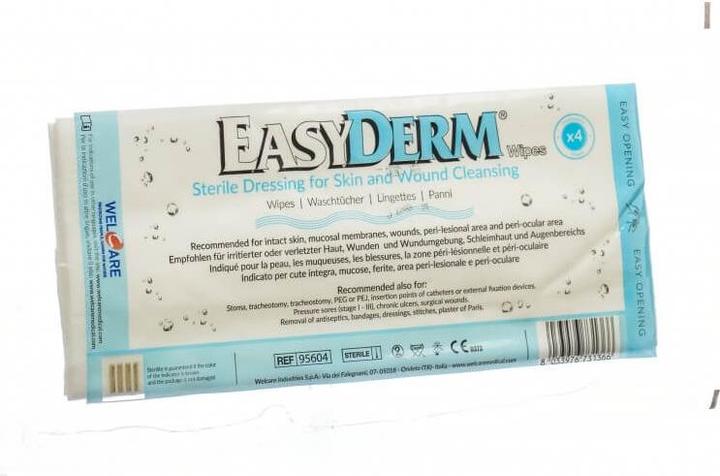 Produktbild Easyderm vorbefeuchtetes Waschtuch steril Btl 4 Stk (4 Stück)