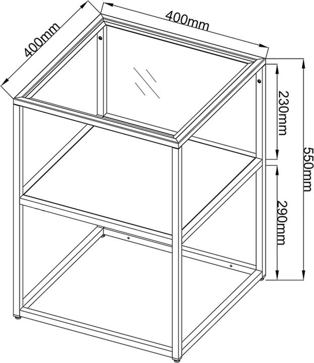 Produktbild En.Casa Solund (55 x 40 x 40 cm)