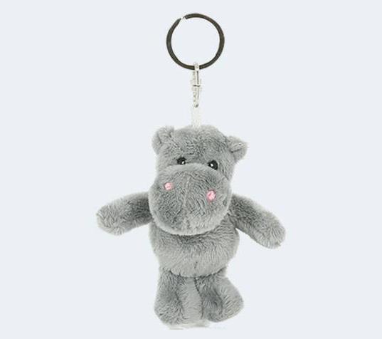 Actual product image Semo Keyrings Nilpferd 8cm