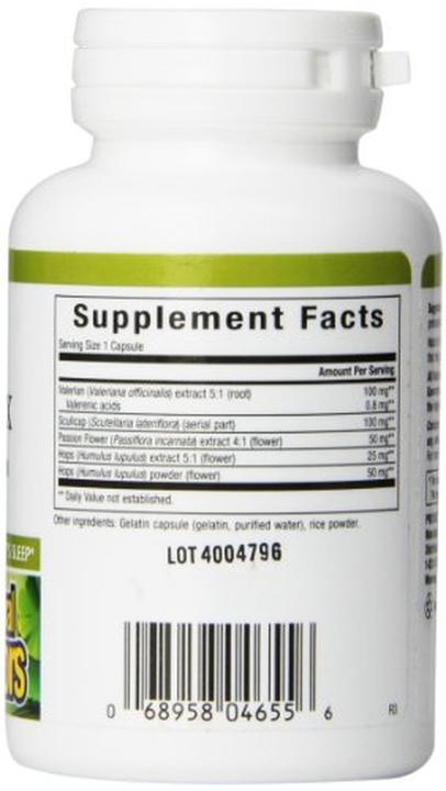 Actual product image Natural Factors Sleep Relax Formula