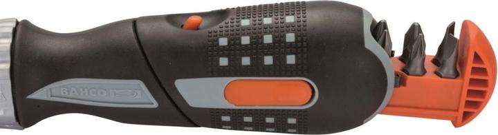 Produktbild Bahco 1/4"-Bit-Knarren-Schraubendreher mit Pistolengriff, 135 mm (Phillipps-Kreuzschlitz (PH), Pozidriv-Kreuzschlitz (PZ), Schlitz)