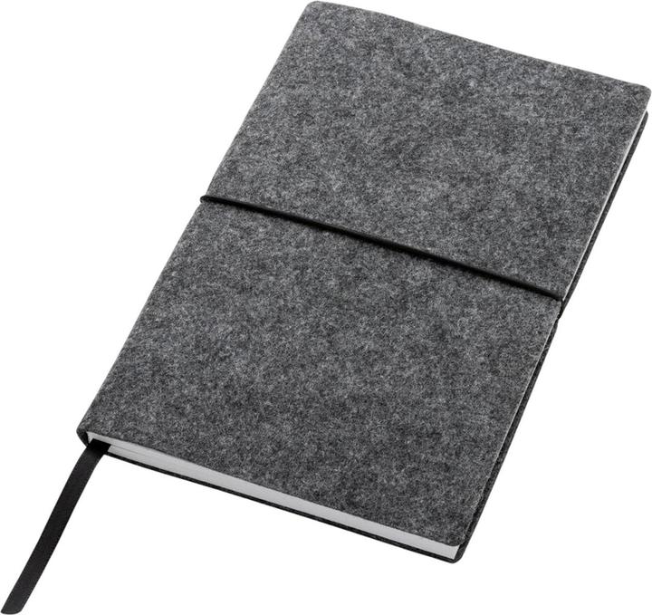 Actual product image Xd Collection Soft Cover Recycled Felt A5 Notebook (A5, Lined, Soft cover)