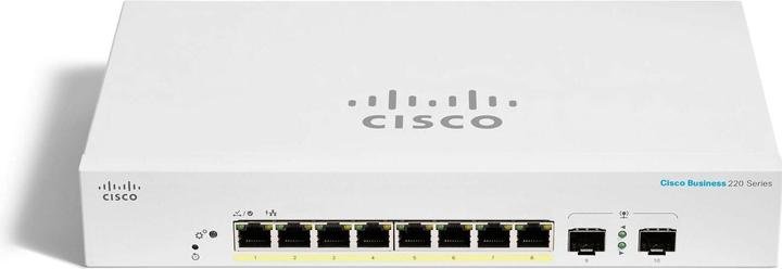 Image du produit Cisco CBS220-8P (8/2 ports Gigabit, 65W PoE+) (10 Ports)