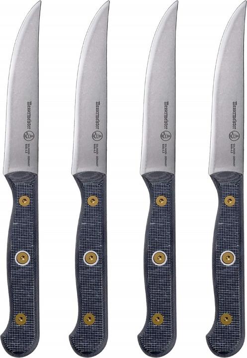 Actual product image Messermeister Custom steak knife set 1 piece, black/silver (4 pcs., Knife)