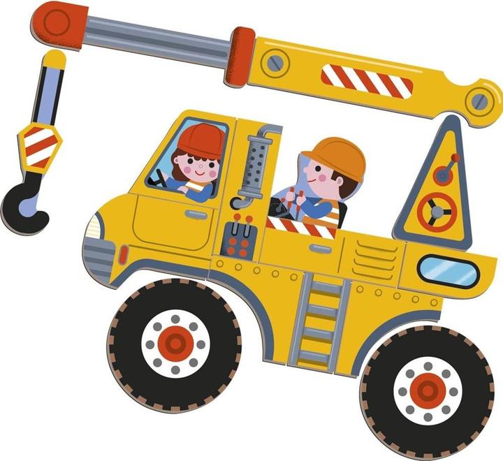 Immagine prodotto Janod Magnetbuch Baustelle (Multilingue, 3 - 8 anni)