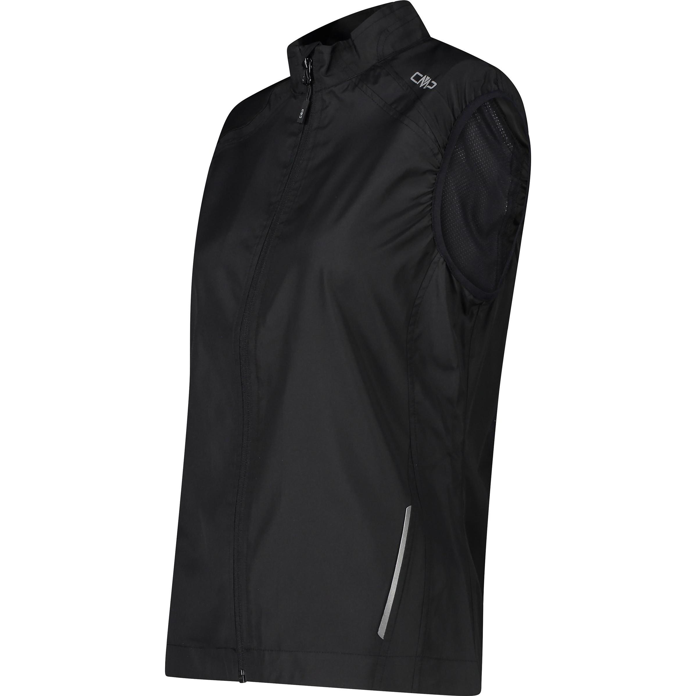 CMP Campagnolo, Damen, Weste, Windproof Weste, Schwarz, (38, S)
