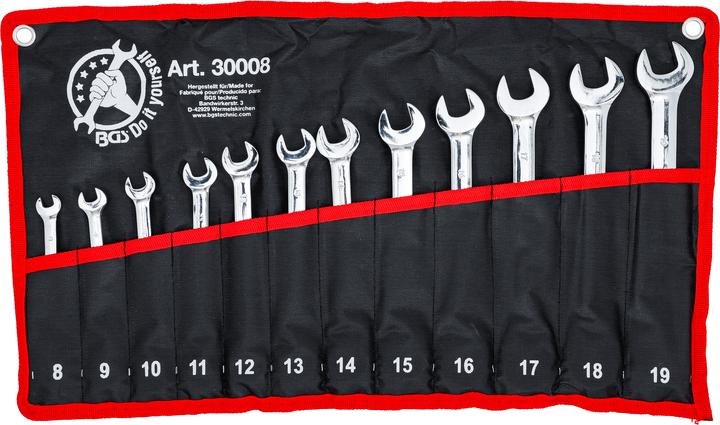 Immagine prodotto BGS Set di chiavi ad anello a cricchetto (19 mm, 12 mm, 14 mm, 16 mm, 10 mm, 18 mm, 17 mm, 11 mm, 15 mm, 8 mm, 9 mm, 13 mm)