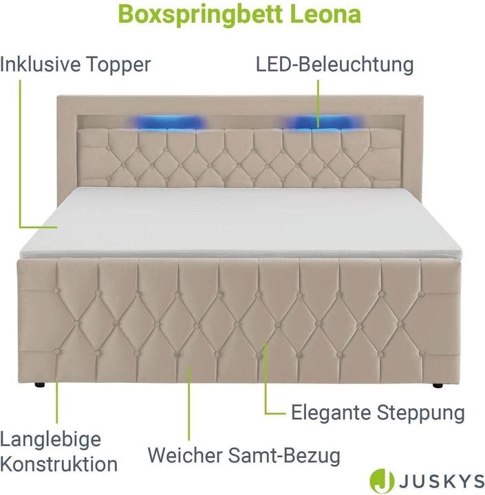 Immagine prodotto Juskys Leona (200 x 180 cm)